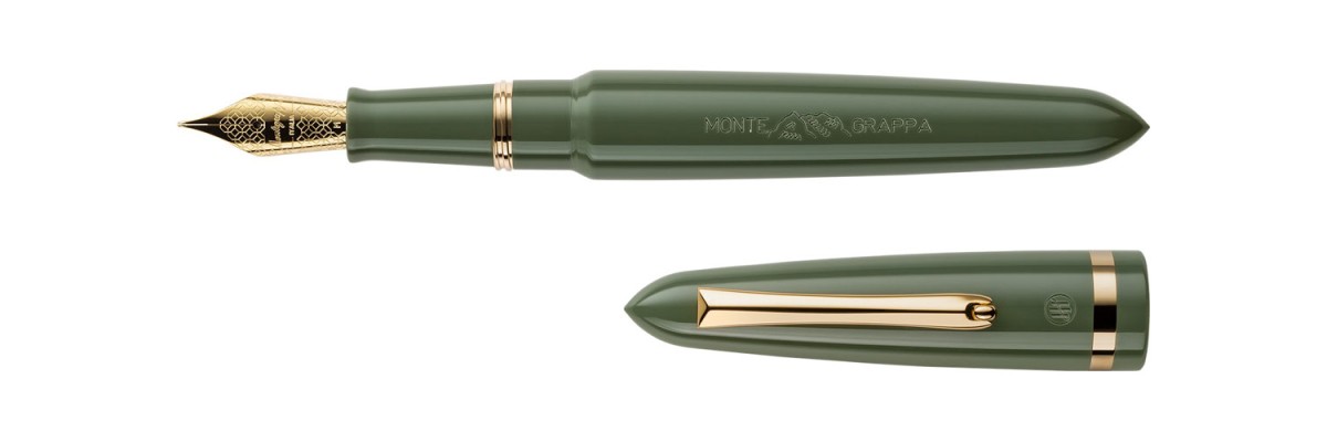 Stylo Plume Métallique Vert Hero 605B - Pointe Iridium Fine 0.5mm, Gravure Personnalisée Gratuite